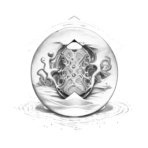 hourglass, broken on one side, sand turns into veins, patterns on the side, on the forearm tattoo design idea