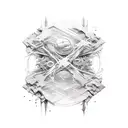 hourglass, broken on one side, sand turns into veins, patterns on the side, on the forearm tattoo design idea