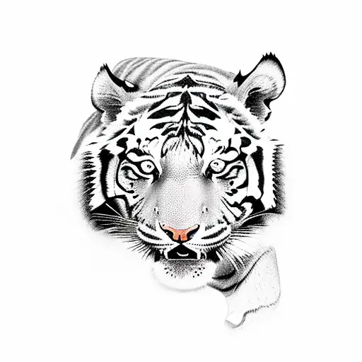 tiger and dragon tattoo design idea