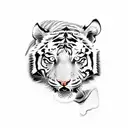 tiger and dragon tattoo design idea