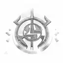 schalke Logo with a Depesche Mode reference  tattoo design idea