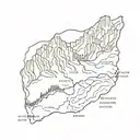 Route from San Francisco to San Diego via Yosemite Park, Grand Canyon, Las Vegas, Joshua Tree and Los Angeles tattoo design idea