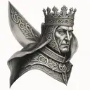 king Baldwin IV tattoo design idea