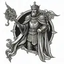 king Baldwin IV tattoo design idea