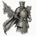 king Baldwin IV tattoo design idea