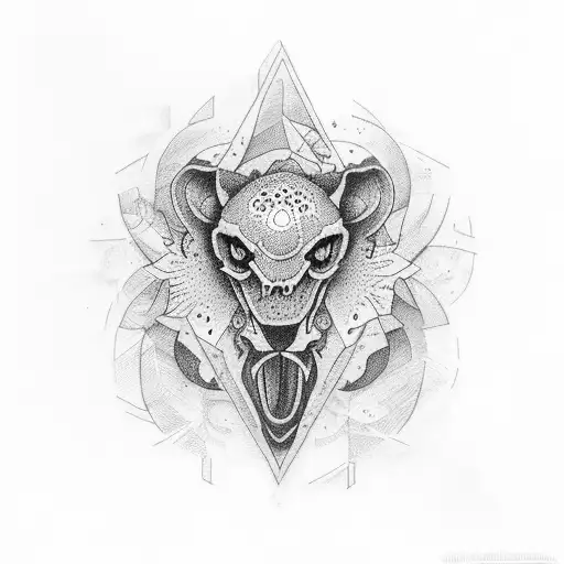444 nature  tattoo design idea