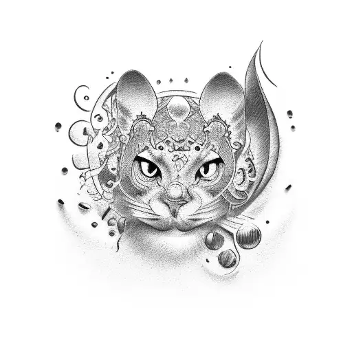 Family Member initials tattoo design idea