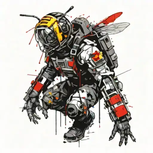 commando, stoic, bee, world champion, map  tattoo design idea