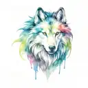 lobo tattoo design idea