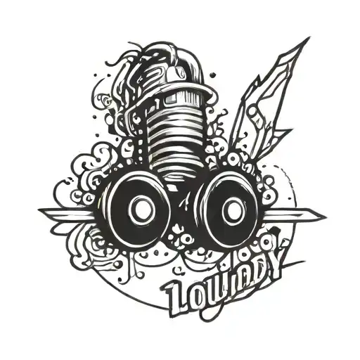 tatto that says" beat loudly heartbeat" tattoo design idea