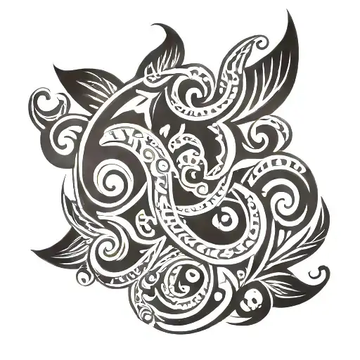 Slavic ornament tattoo design idea