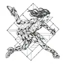 figure skating tattoo design idea