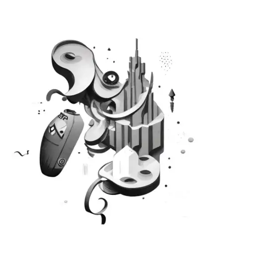 the word'defy gravity'on a black background tattoo design idea