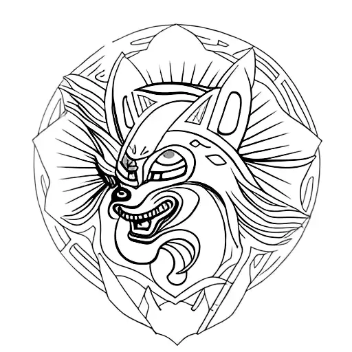 amaterasu tattoo design idea