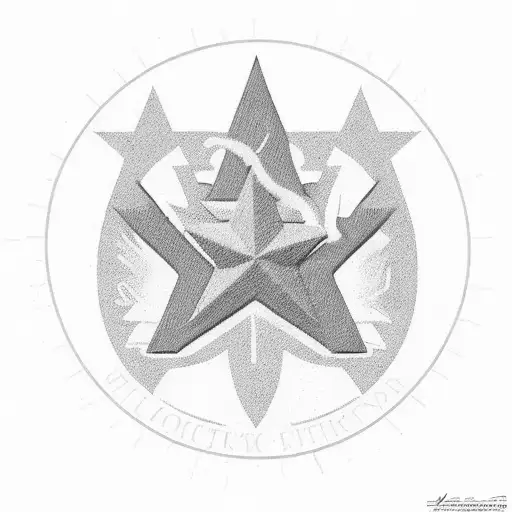 Texas theme Dallas sports teams tattoo design idea