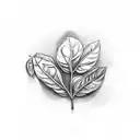 Basil Plant tattoo design idea