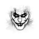the joker  tattoo design idea