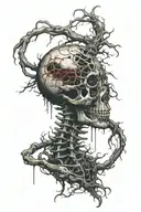 Spinal cord "broke tattoo design idea