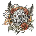 nation tattoo design idea