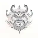 eel tattoo design idea