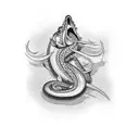 eel tattoo design idea