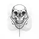 Skull tattoo design idea