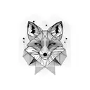 fox tattoo design idea