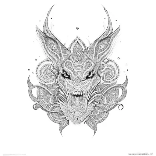 paisley  tattoo design idea