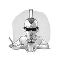 drinks bartender male tattoo design idea