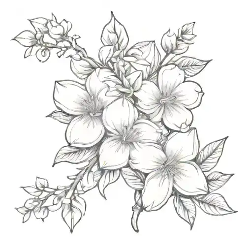 fortune cookie  saying "flowers may bloom again" tattoo design idea