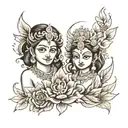 manoj And nandini tattoo design idea