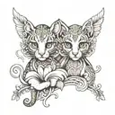 manoj And nandini tattoo design idea