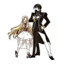 a mixture of fullmetal alchemist, code geass, and bakemonogatari tattoo design idea