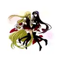 a mixture of fullmetal alchemist, code geass, and bakemonogatari tattoo design idea