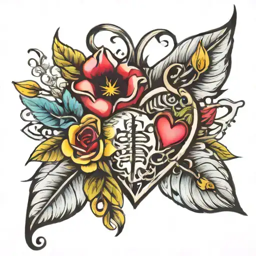 Heartbeat with Yvonne Johnson Wickware tattoo design idea