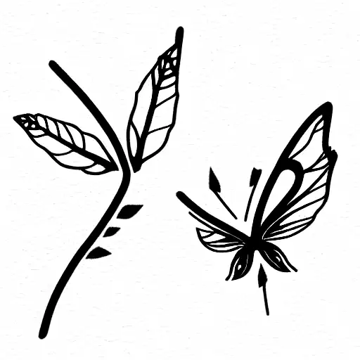  new zealand flora and fauna for side of abdomen tattoo design idea