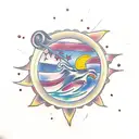 Sunshine  tattoo design idea