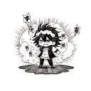 Yami Sukehiro tattoo design idea