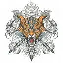 Audi Coupe Type 89 tattoo design idea