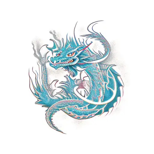 dyslexia, dragon tattoo design idea