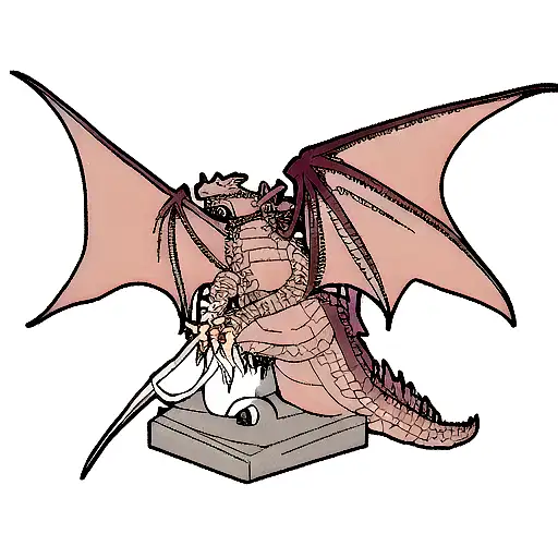 dyslexia symbol, dragon tattoo design idea