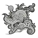 VENEZUELA MAP tattoo design idea