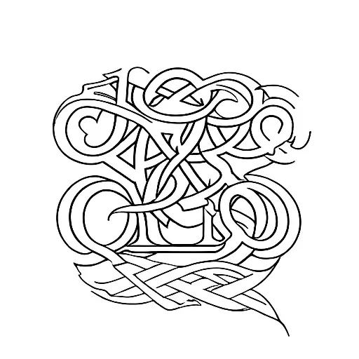 My family initials - PAS tattoo design idea