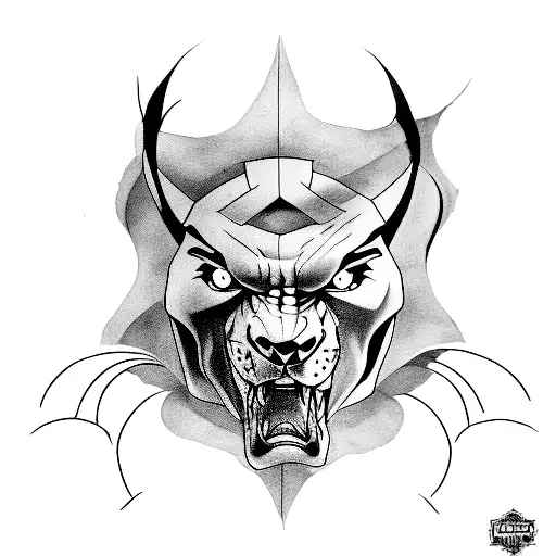 pantera negra  tattoo design idea