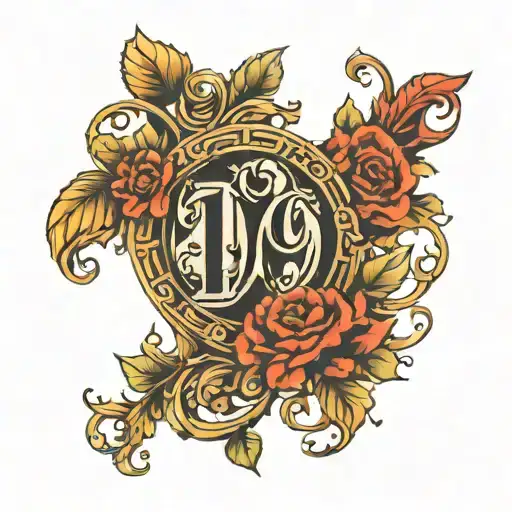 romen numeral "1991" written tattoo design idea