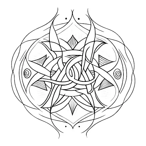 wiccan tattoo design idea
