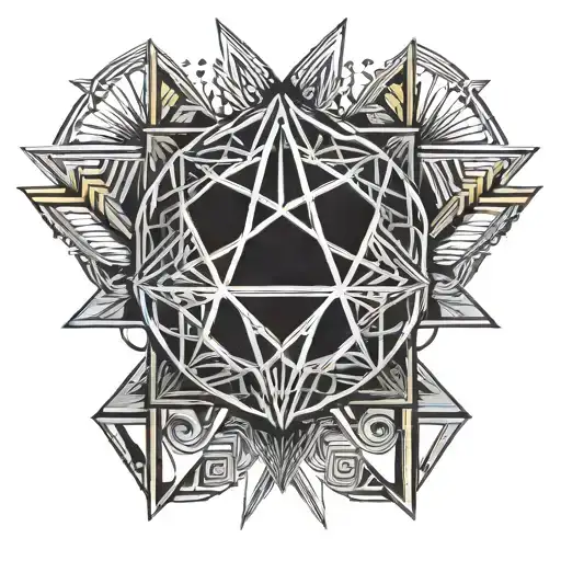 Dunn Kruger Psychology symbol incorporated tattoo design idea