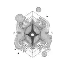 bits red tattoo design idea