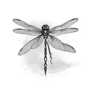 Dragonfly tattoo design idea