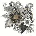 Design a unique and intricate tattoo inspired by the rich cultural heritage of Iran. Incorporate elements from ancient P tattoo design idea
